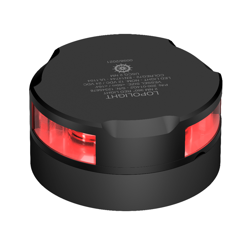 2nm 360° Red, black anodized 2nm 360° Red, black anodized